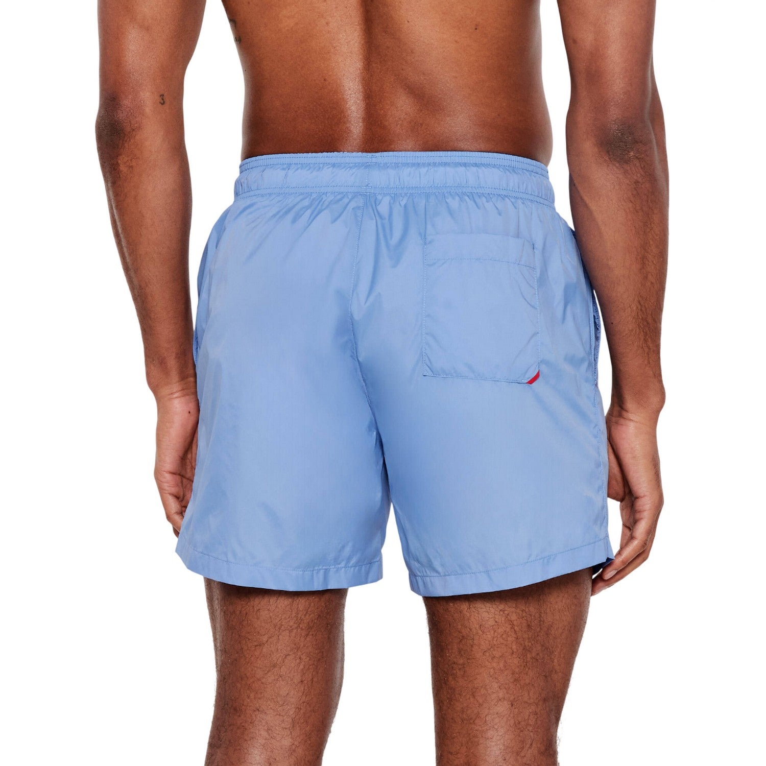 Blue - Lifestyle - Hugo Mens Haiti Contrast Logo Swim Shorts