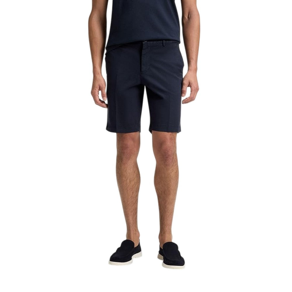 Dark Blue - Side - Boss Mens Slice Slim Shorts