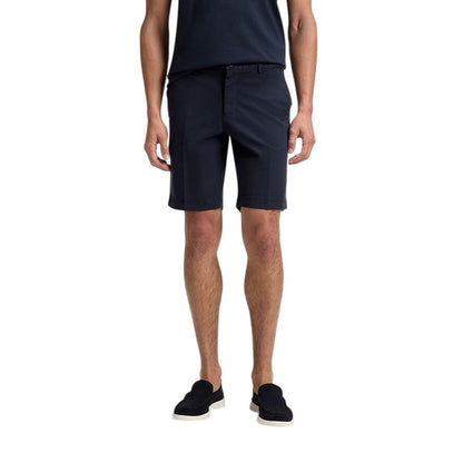 Dark Blue - Side - Boss Mens Slice Slim Shorts