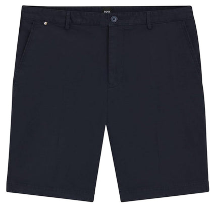 Dark Blue - Front - Boss Mens Slice Slim Shorts