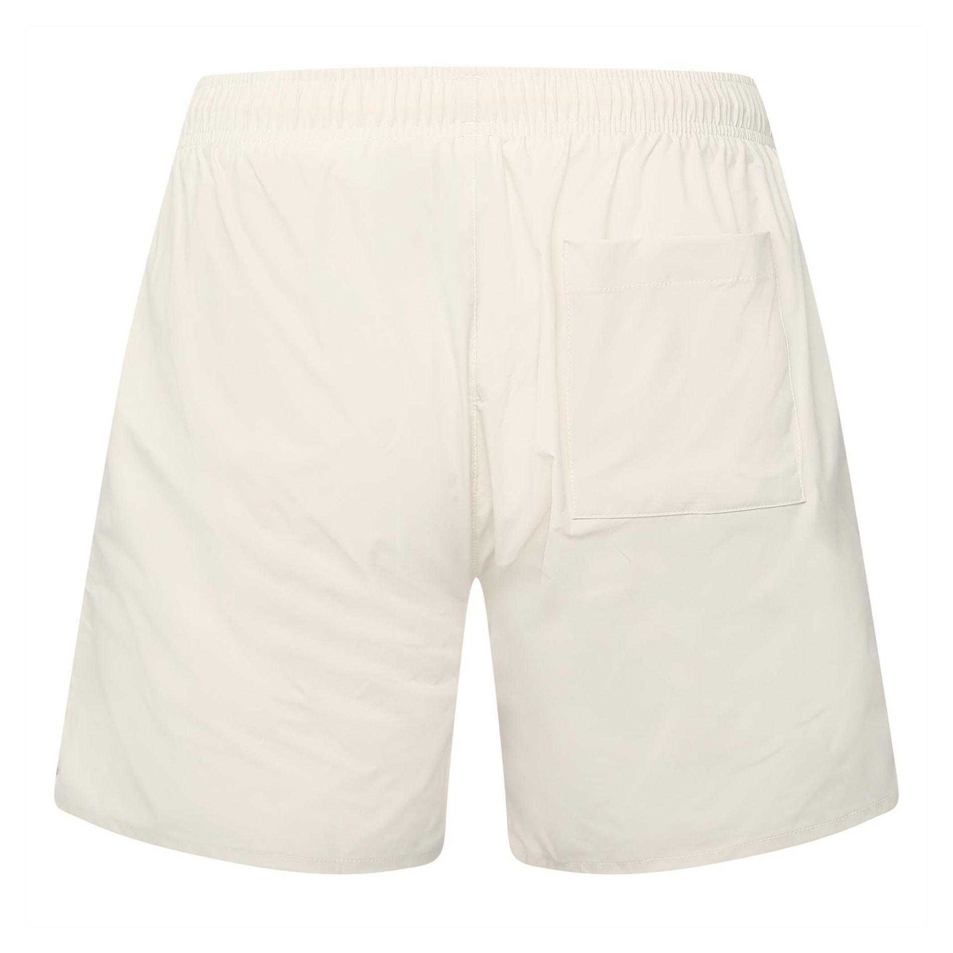 White - Back - Boss Mens Iconic Logo Swim Shorts