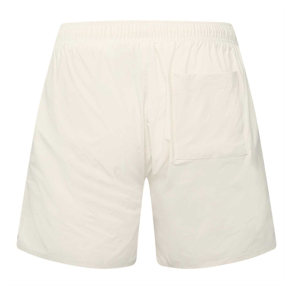 White - Back - Boss Mens Iconic Logo Swim Shorts