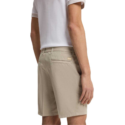 Beige - Back - Boss Mens H-Kane1 Modern Shorts