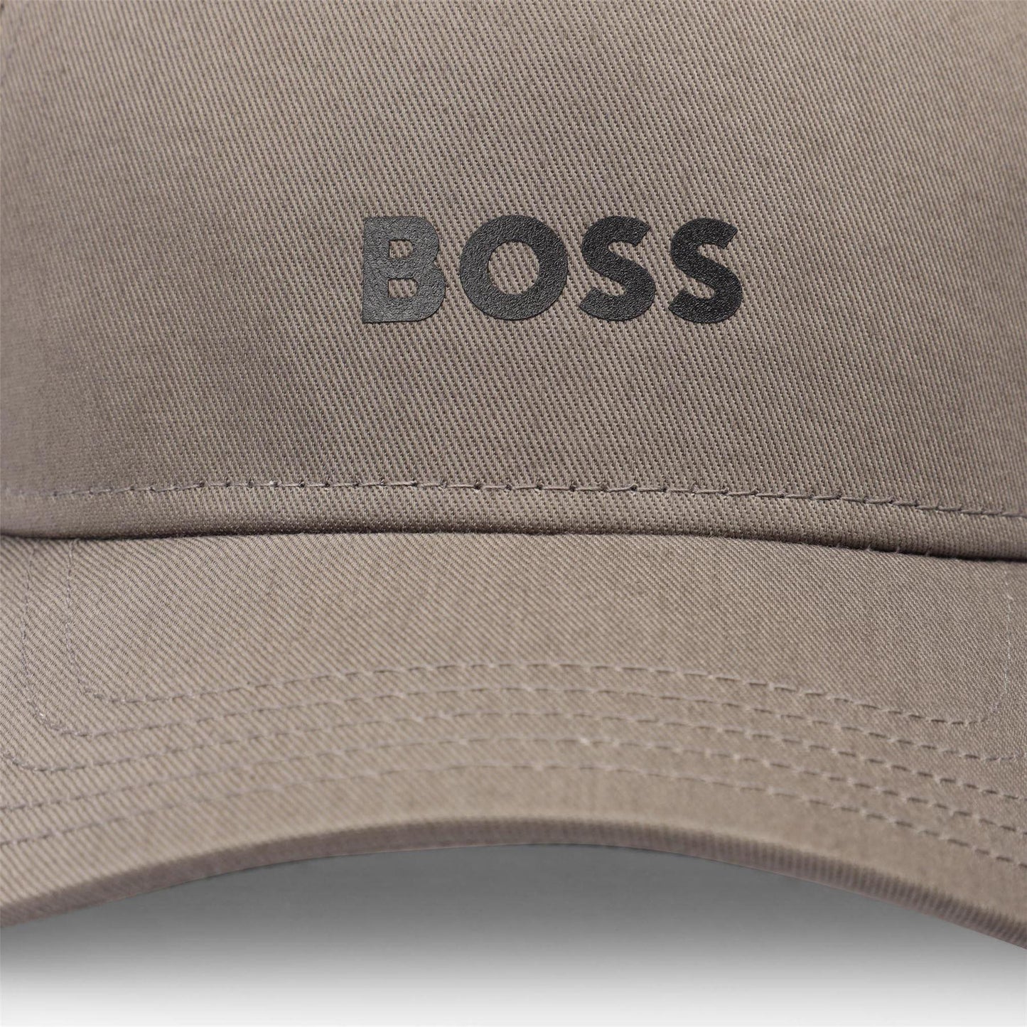 Charcoal - Side - Boss Seth-L Logo Cotton Baseball Cap