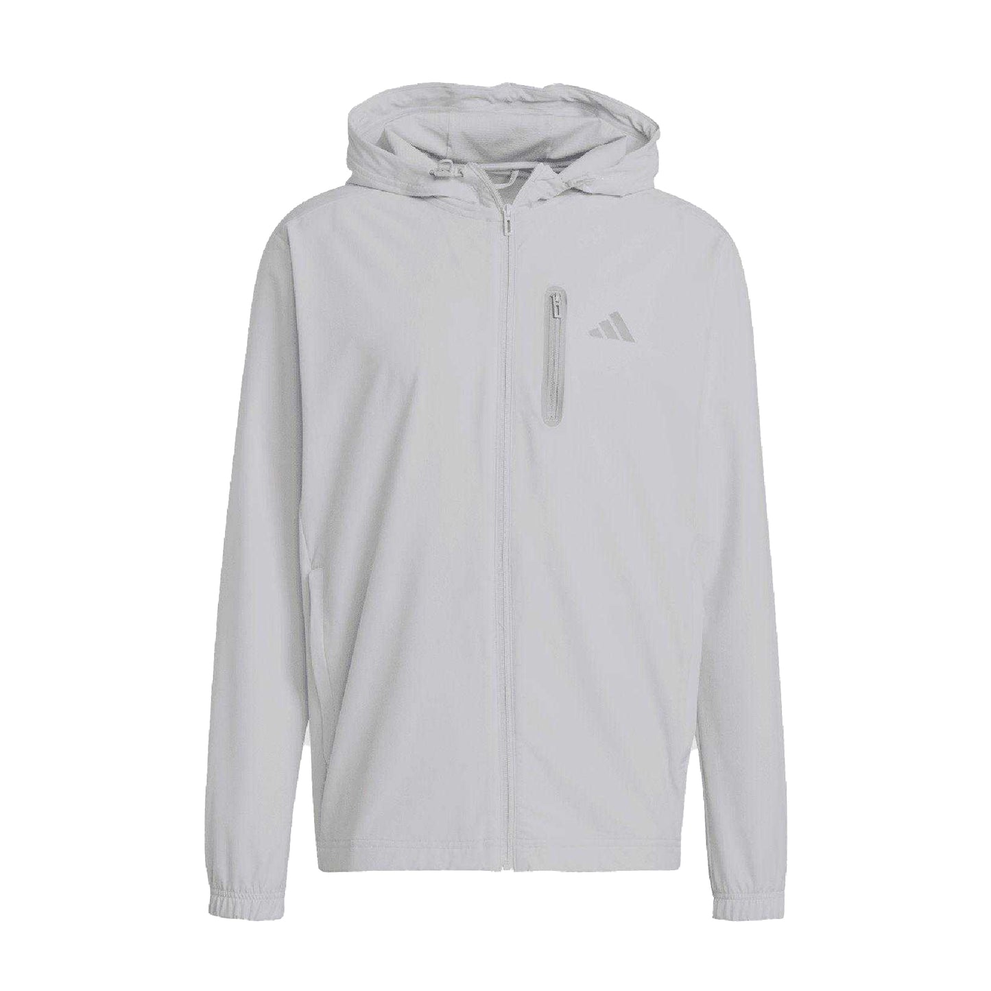 Grey - Front - Adidas Mens Track Jacket