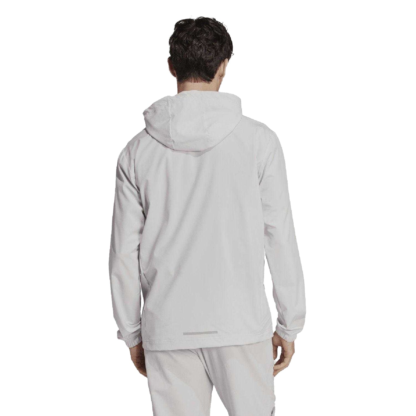 Grey - Back - Adidas Mens Track Jacket