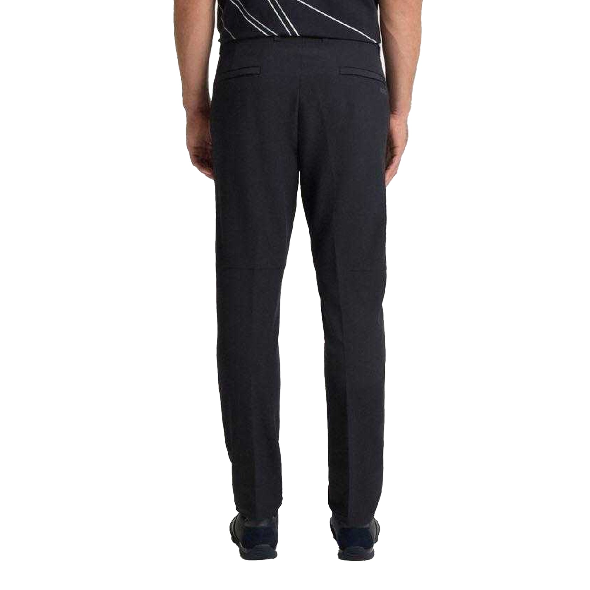Dark Blue - Back - Boss Mens T Commuter Regular Trousers