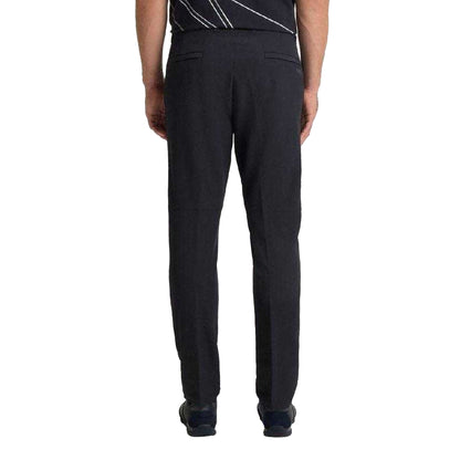 Dark Blue - Back - Boss Mens T Commuter Regular Trousers