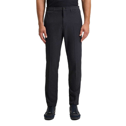Dark Blue - Side - Boss Mens T Commuter Regular Trousers
