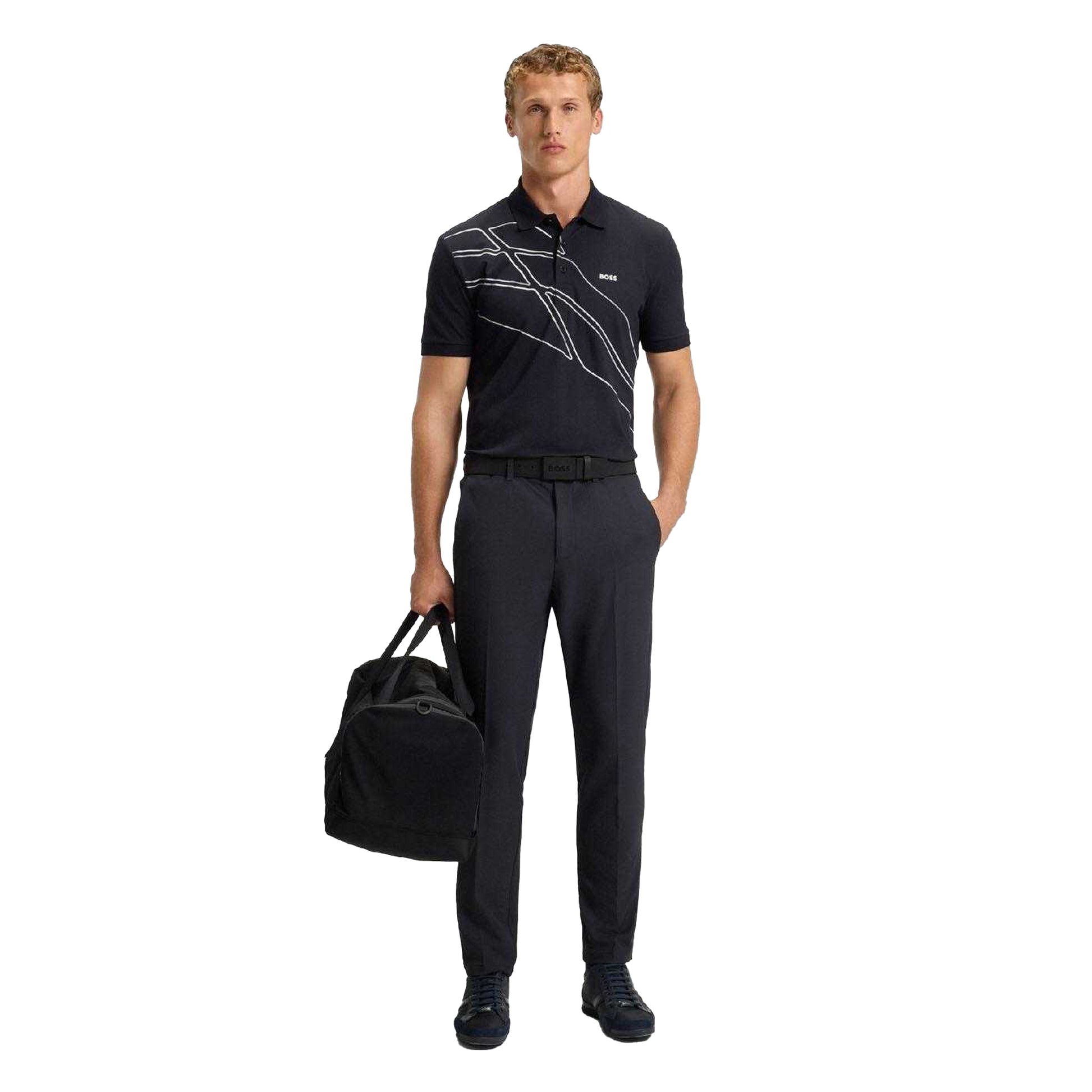 Dark Blue - Lifestyle - Boss Mens T Commuter Regular Trousers