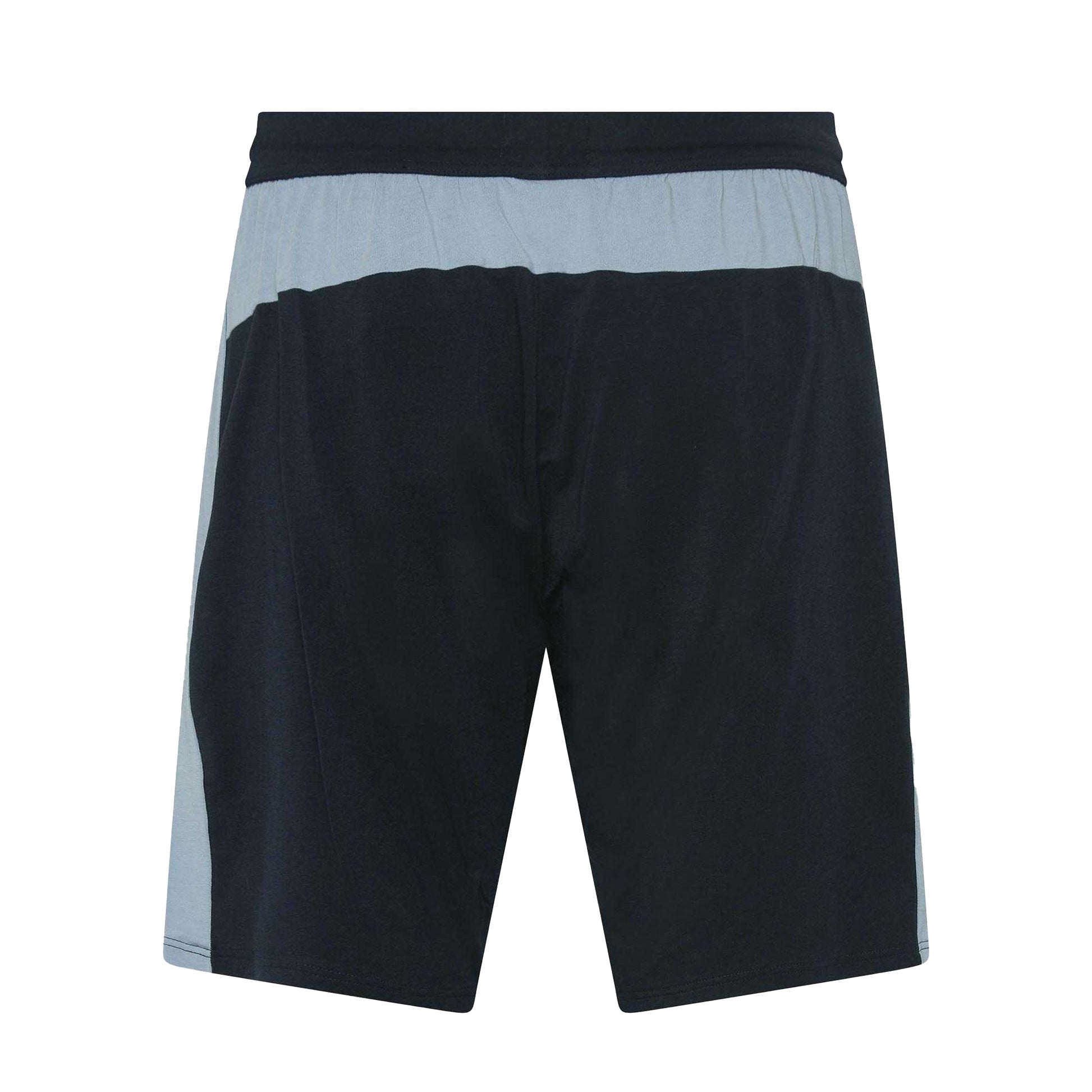 Dark Blue - Back - Boss Mens Balance Cotton Blend Pyjama Shorts