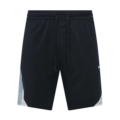Dark Blue - Front - Boss Mens Balance Cotton Blend Pyjama Shorts