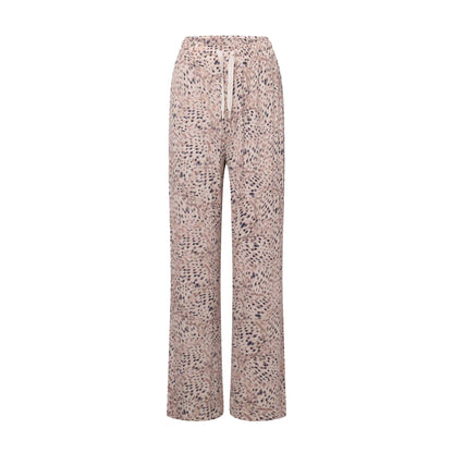Multicoloured - Back - Boss Womens-Ladies Leopard Print Jogging Bottoms