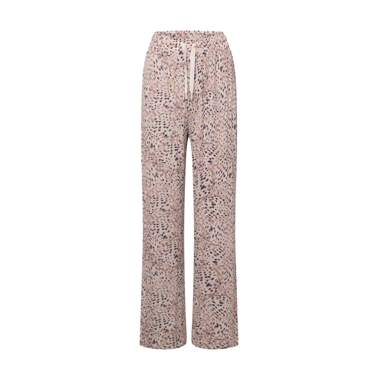 Multicoloured - Front - Boss Womens-Ladies Leopard Print Jogging Bottoms