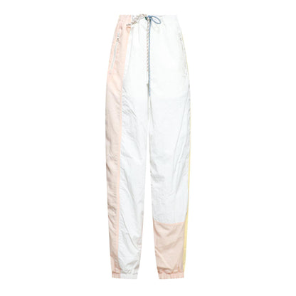 Cream - Front - Lacoste Womens-Ladies Colour Block Jogging Bottoms