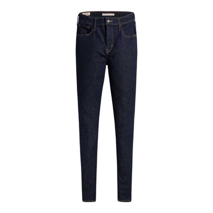 Blue - Front - Levis Womens-Ladies High Rise Skinny Jeans