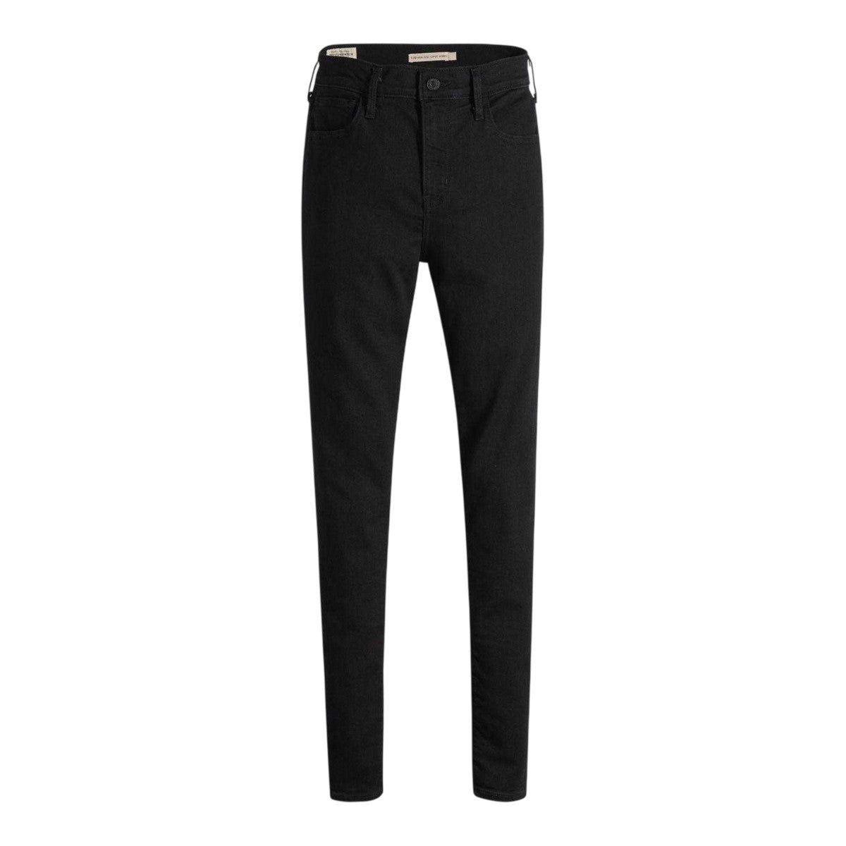 Black - Front - Levis Womens-Ladies High Rise Skinny Jeans