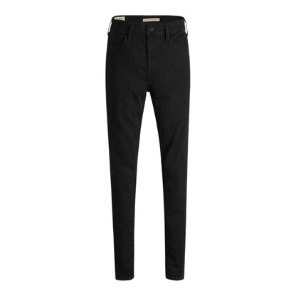 Black - Front - Levis Womens-Ladies High Rise Skinny Jeans