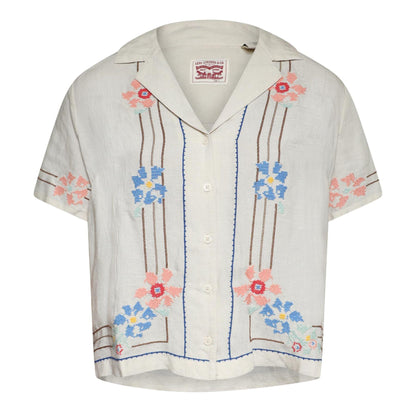 Oatmeal - Front - Levis Womens-Ladies Sonny Shirt