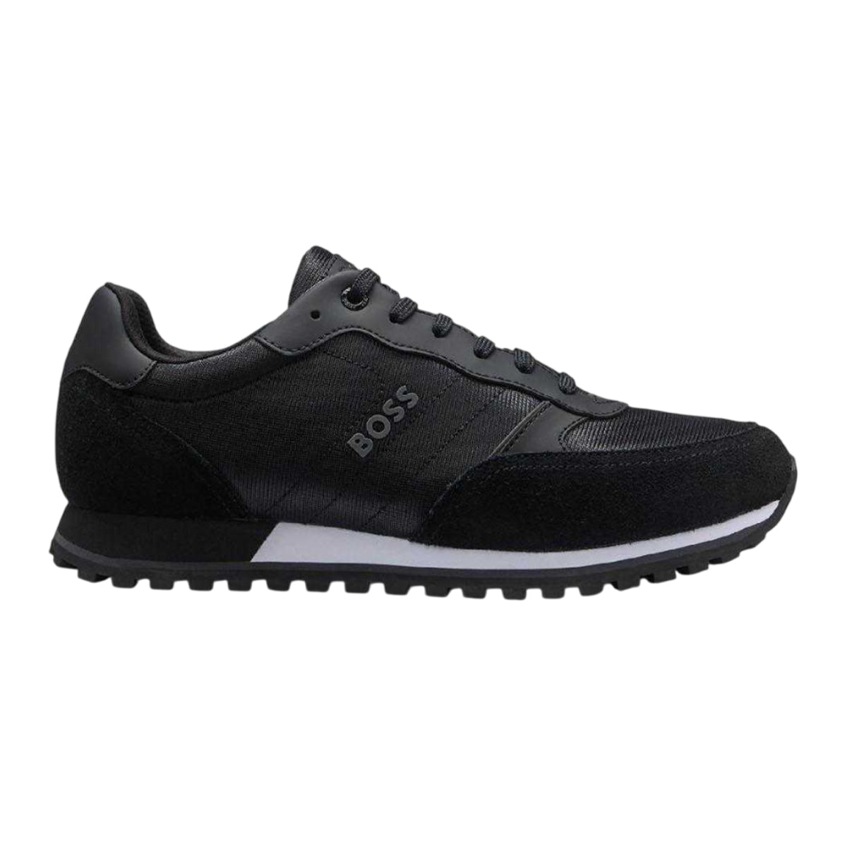Black - Back - Boss Mens Parkour-L Inspired Running Trainers