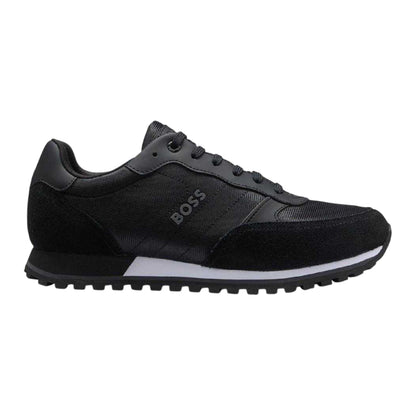 Black - Back - Boss Mens Parkour-L Inspired Running Trainers