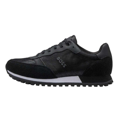 Black - Side - Boss Mens Parkour-L Inspired Running Trainers