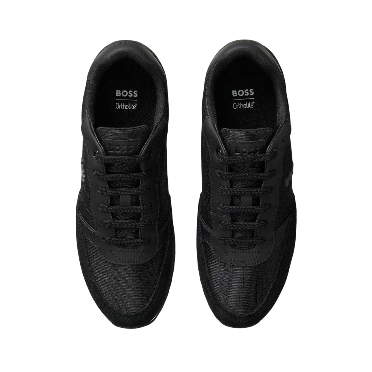 Black - Lifestyle - Boss Mens Parkour-L Inspired Running Trainers