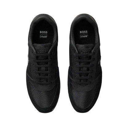 Black - Lifestyle - Boss Mens Parkour-L Inspired Running Trainers