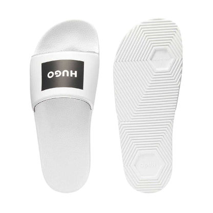 White - Lifestyle - Hugo Mens Timein Logo Sliders