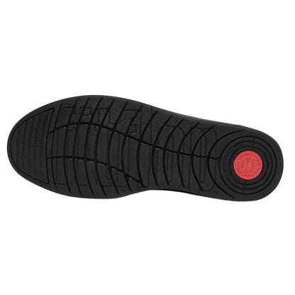 Grey - Back - Fit Flop Womens-Ladies Rally Trainers