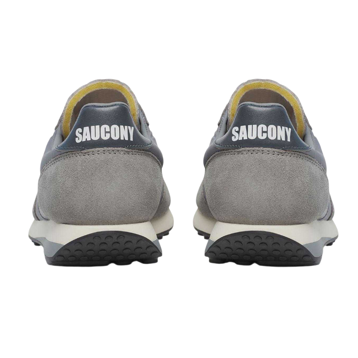 Grey - Back - Saucony Womens-Ladies Originals 80 Suede Trainers