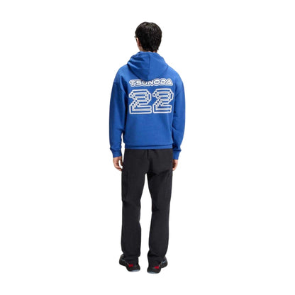 Blue - Pack Shot - Hugo Mens Vcarb Racing Bulls Back Print Hoodie
