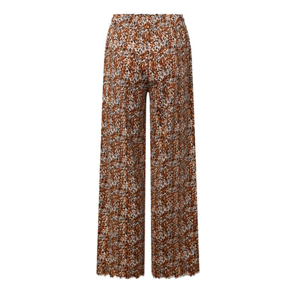 Brown-Multicoloured - Back - Hugo Womens-Ladies Stretch Jersey Pyjama Bottoms