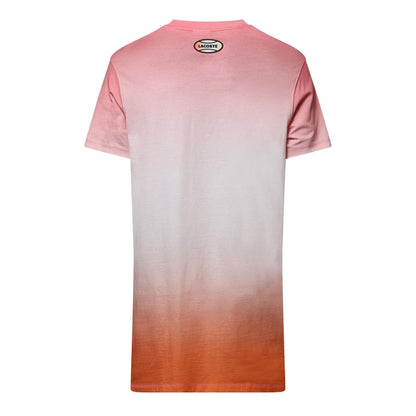 Pink - Back - Lacoste Womens-Ladies Ombre Dress