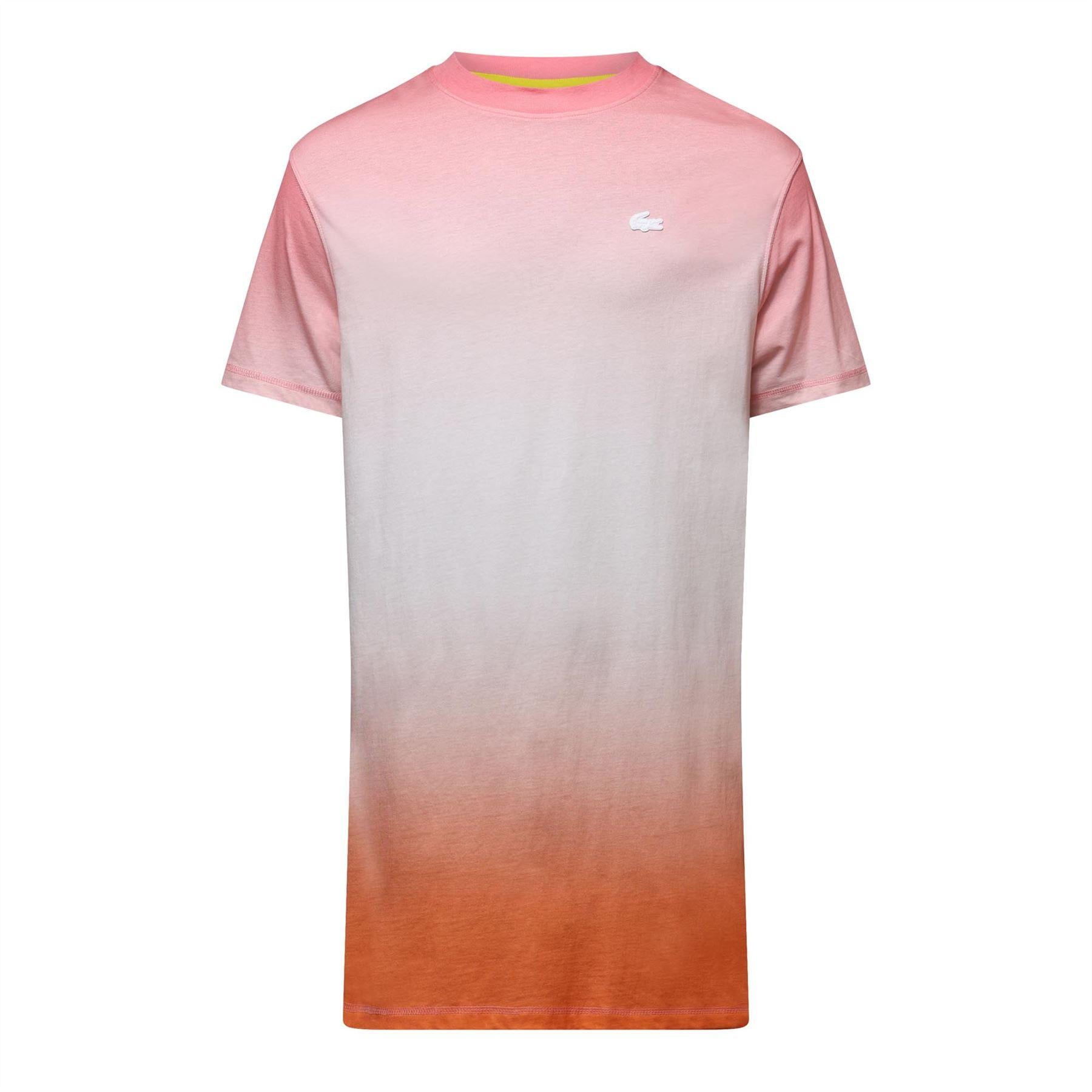 Pink - Front - Lacoste Womens-Ladies Ombre Dress