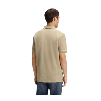 Beige - Back - Hugo Mens Donos222 Logo Polo Shirt