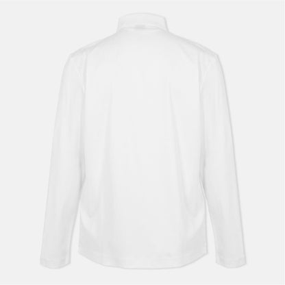 Natural White - Back - Hugo Mens C-Paley 01 Long-Sleeved Polo Shirt