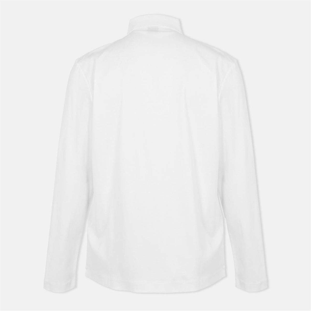 Natural White - Back - Hugo Mens C-Paley 01 Long-Sleeved Polo Shirt