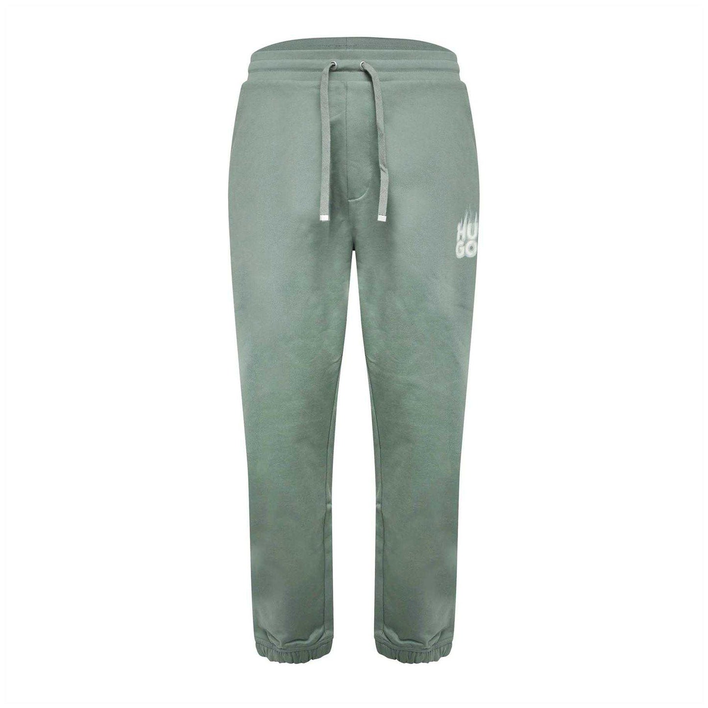 Green - Front - Hugo Mens Dilbero Smoke Logo Jogging Bottoms