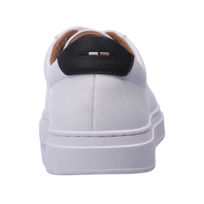 Natural - Back - Boss Mens Kieran Leather Trainers