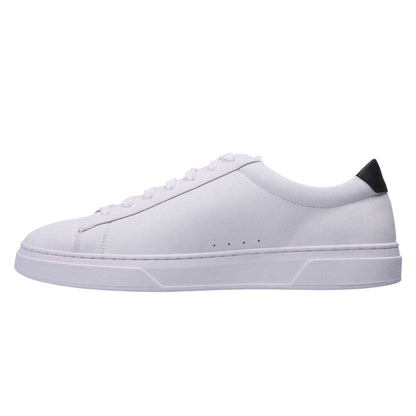 Natural - Side - Boss Mens Kieran Leather Trainers