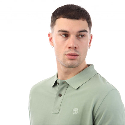 Green - Back - Timberland Mens Millers River Polo Shirt