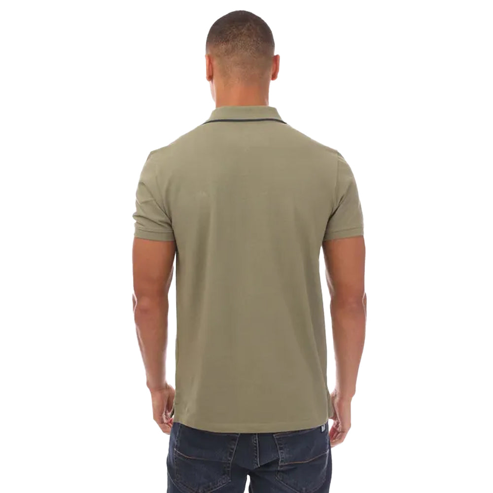 Khaki - Back - Timberland Mens Millers River Polo Shirt