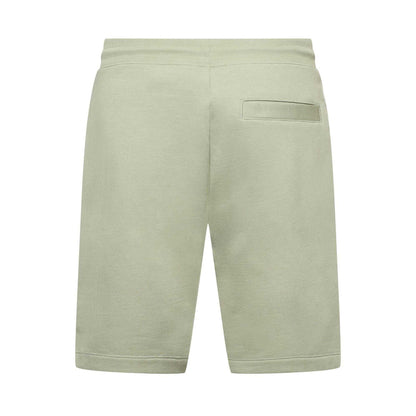 Green - Back - Hugo Mens Diz222 French Terry Shorts