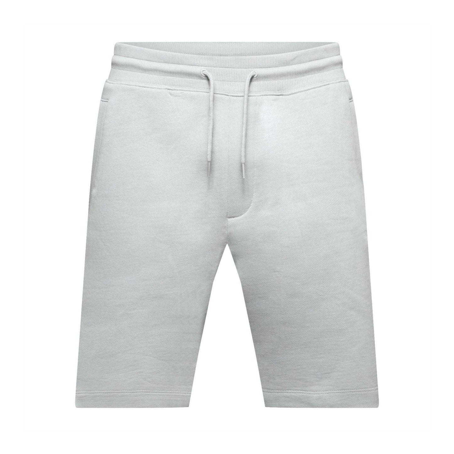 Grey - Front - Hugo Mens Diz222 French Terry Shorts
