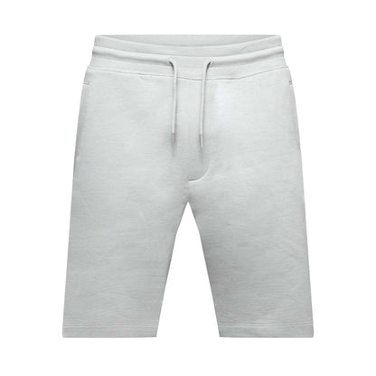 Grey - Front - Hugo Mens Diz222 French Terry Shorts