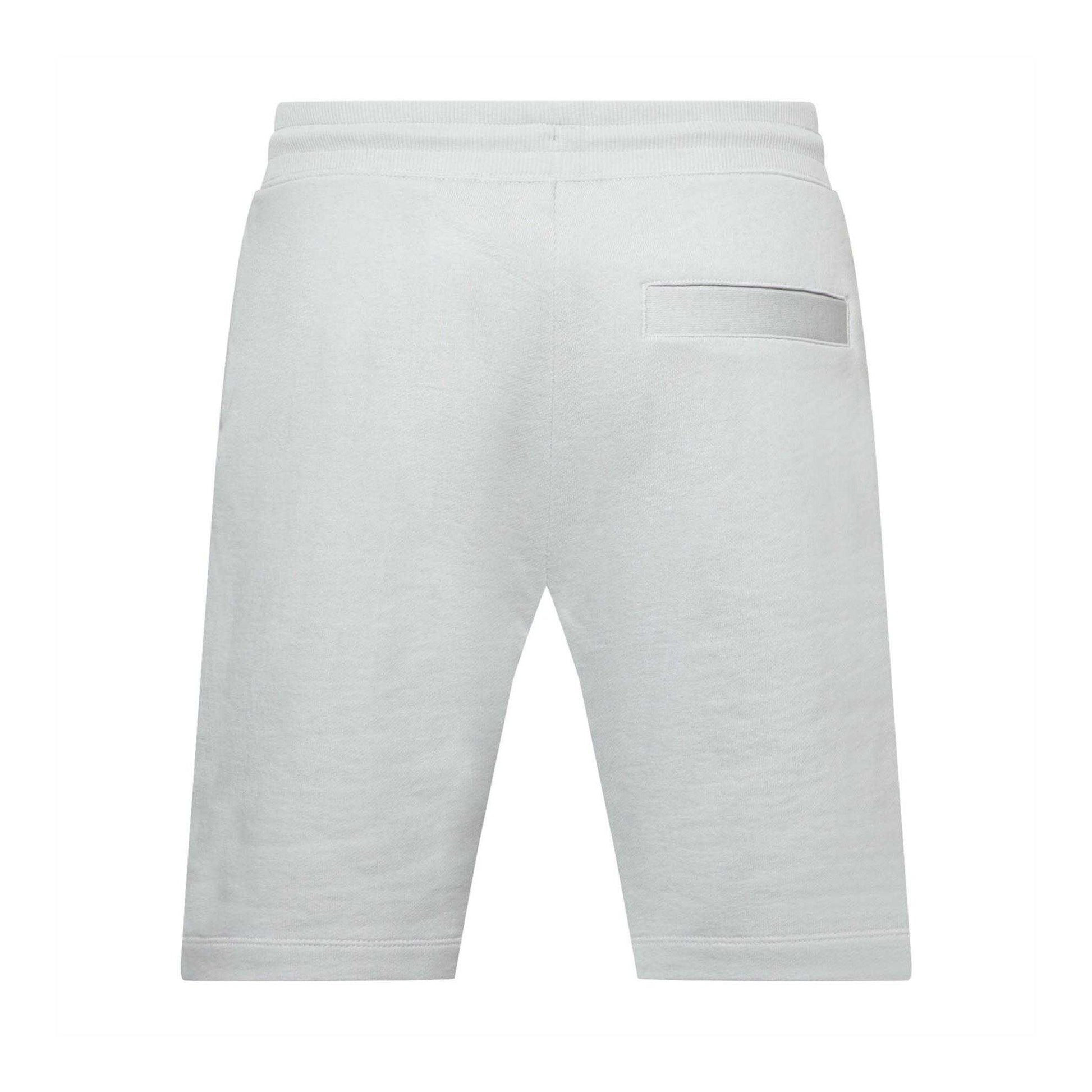 Grey - Back - Hugo Mens Diz222 French Terry Shorts