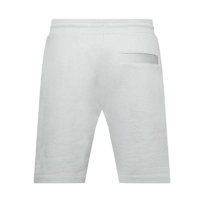 Grey - Back - Hugo Mens Diz222 French Terry Shorts