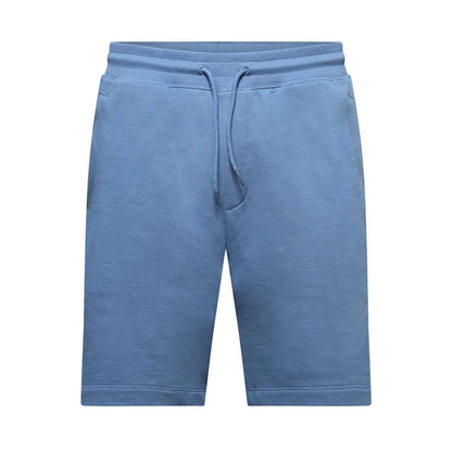 Blue - Front - Hugo Mens Diz222 French Terry Shorts