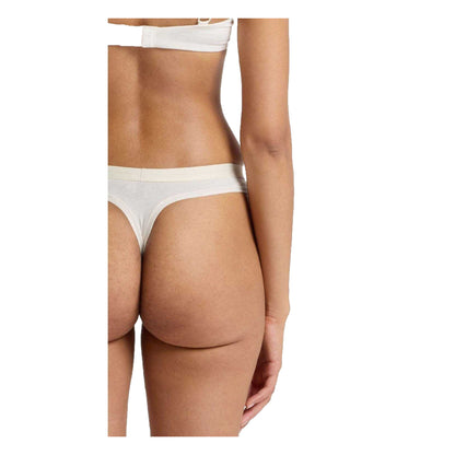 Cloud-Sand-Light Pink - Back - Boss Womens-Ladies Logo Thong (Pack of 3)